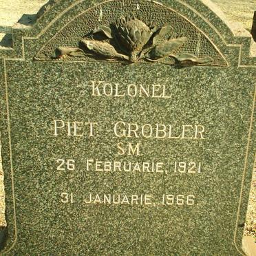 GROBLER Piet 1921-1966