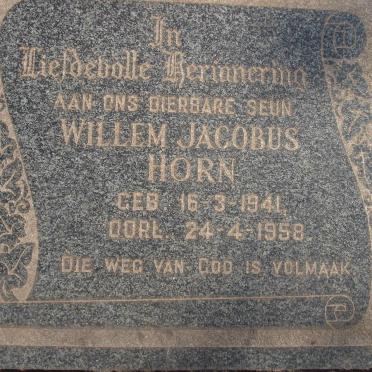 HORN Willem Jacobus 1941-1958