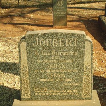JOUBERT Johan -1963 :: JOUBERT Tersia -1963