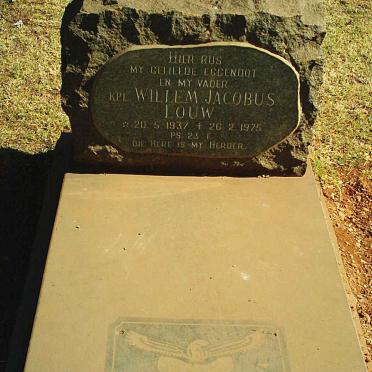 LOUW Willem Jacobus 1937-1975