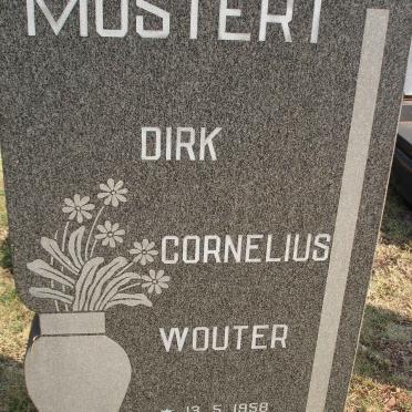 MOSTERT Dirk Cornelius Wouter 1958-1980