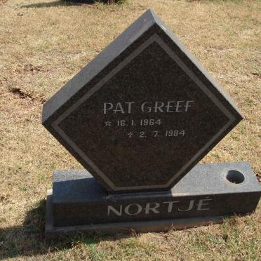 NORTJE Pat Greef 1964-1984