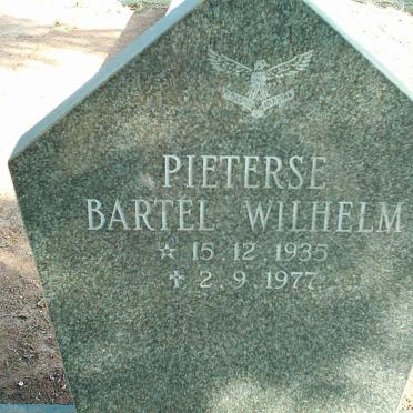 PIETERSE Bartel Wilhelm 1935-1977