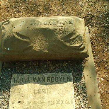 ROOYEN I.M., van 1914-1973