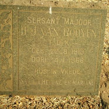ROOYEN H.J., vav 1913-1966