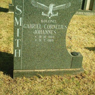 SMITH Gabriel Cornelius Johannes 1933-1989