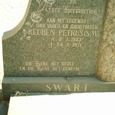 SWART Reuben Petrus 1903-1971