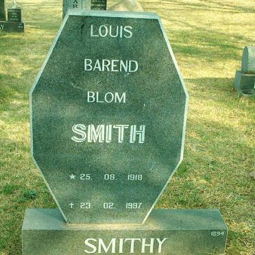 SMITH Louis Barend Blom 1918-1997