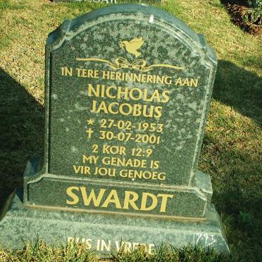 SWARDT Nicholas Jacobus 1953-2001