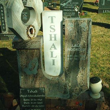 TSHALI Olipah Mwakalombe 1965-2002