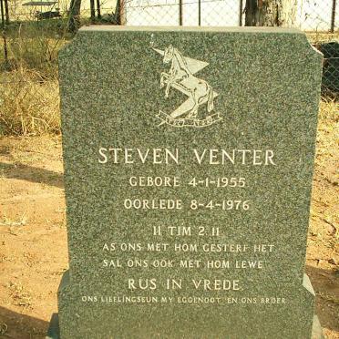 VENTER Steven 1955-1976
