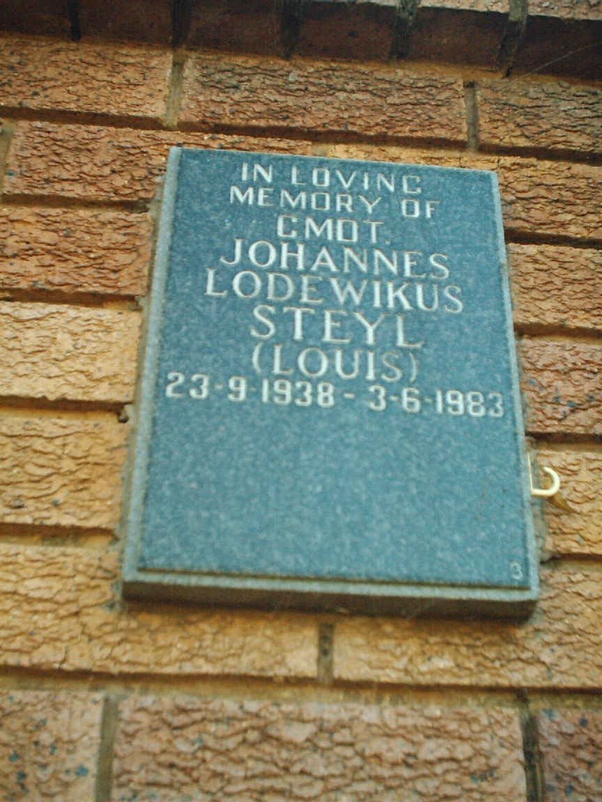 STEYL Johannes Lodewikus 1938-1983