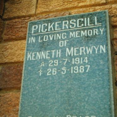 PICKERSGILL Kenneth Mervyn 1914-1987