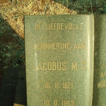 ? Jacobus M.C. 1921-1969