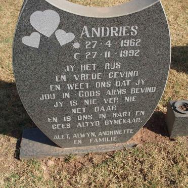 ? Andries 1962-1992