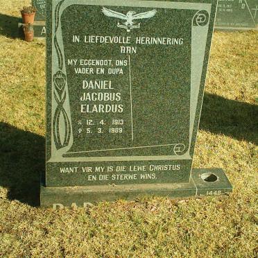 ? Daniel Jacobus Elardus 1913-1989