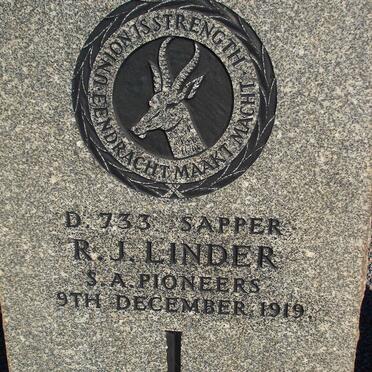 LINDER R.J. -1919