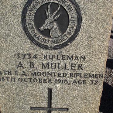 MULLER A.B. -1918
