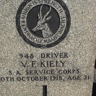 KIELY V.F. -1918