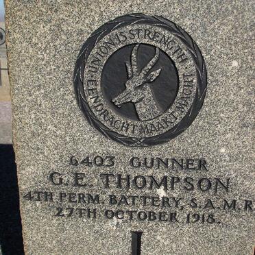 THOMPSON G.E. -1918