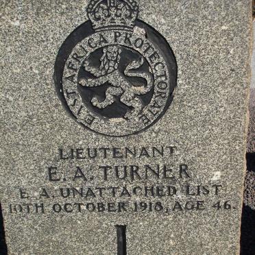 TURNER E.A. -1918