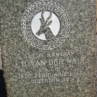 WALT J.B., van der -1941