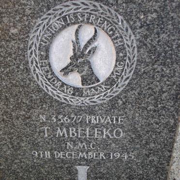 MBELEKO T. -1945