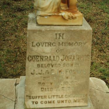 FOURIE Coenraad Johannes 1922-1924