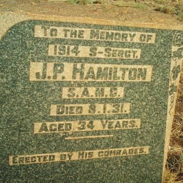 HAMILTON J.P. -1931