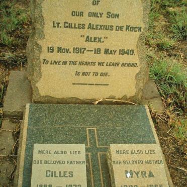 KOCK Gilles Alexius, de 1917-1940 :: KOCK Gilles, de 1889-1973 &amp; Myra 1889-1966