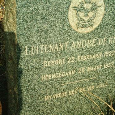 KLERK Andre, de 1932-1957