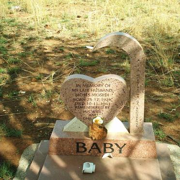 MOSEDI Moses 1926-1961