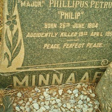 MINNAAR Phillipus Petrus 1904-1951