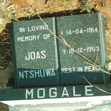 MOGALE Joas Ntshuwa 1914-1953