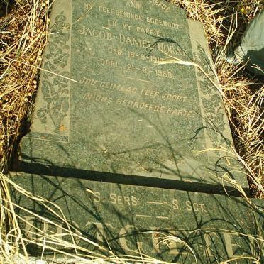 POTGIETER Jacob Daniel Horak 1915-1958