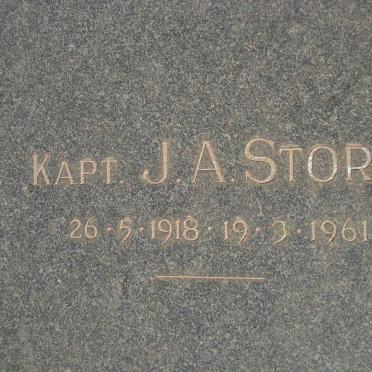 STORM J.A. 1918-1961