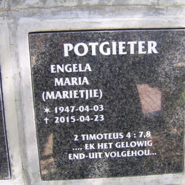 POTGIETER Engela Maria 1947-2015
