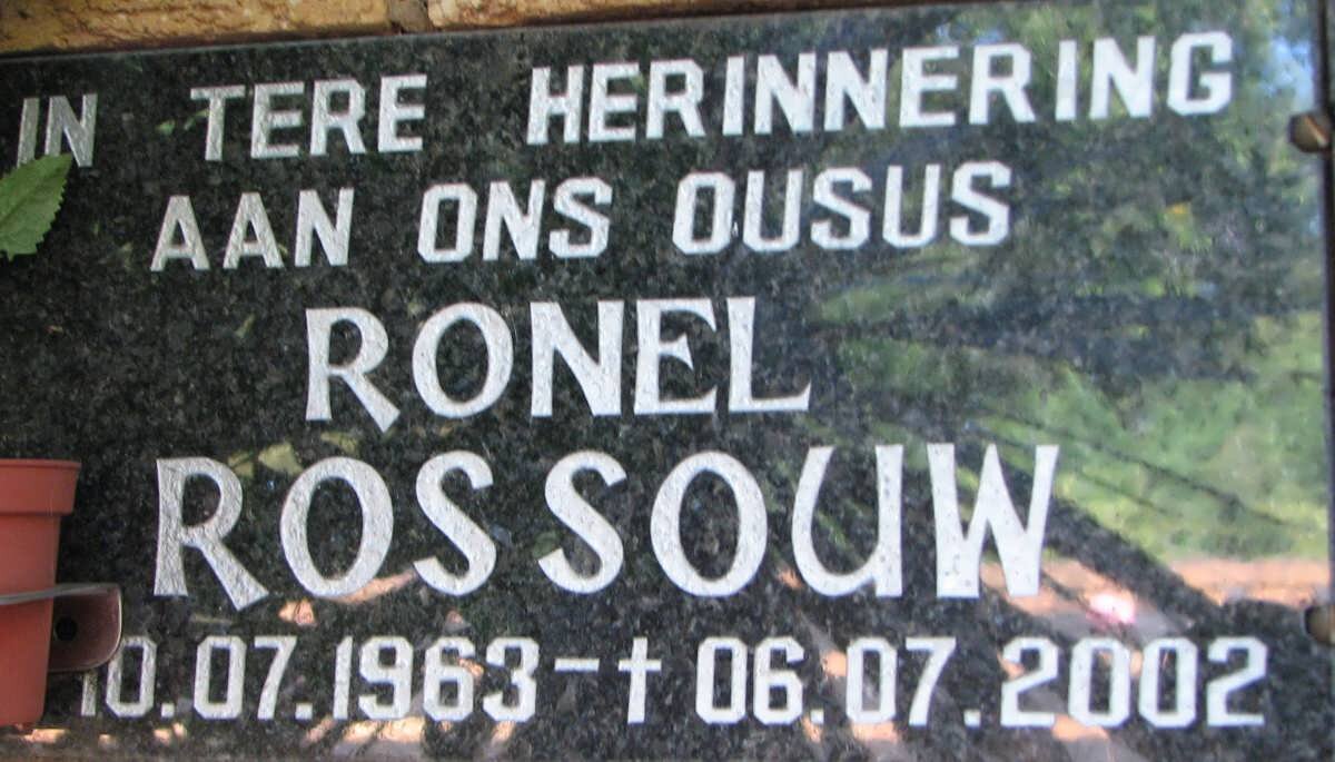 ROSSOUW Ronel 1963-2002