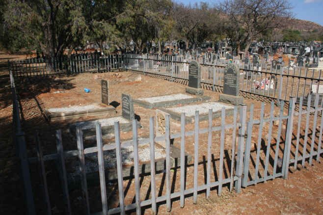 3. Overview of the relocated graves at the Heatherdale cemetery