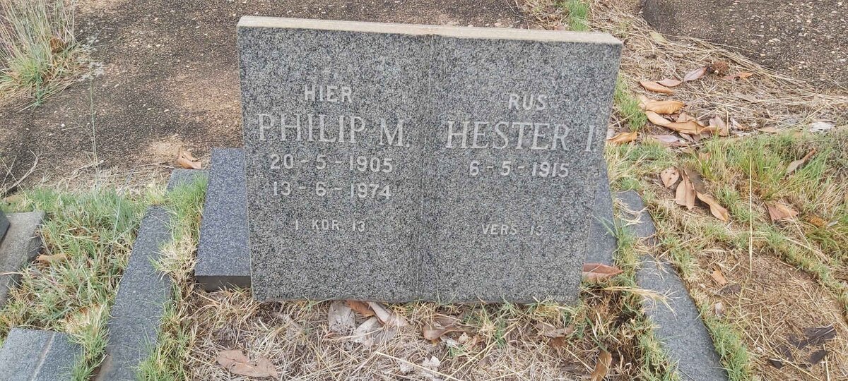 ? Philip M. 1905-1974 & Hester I. 1915- 