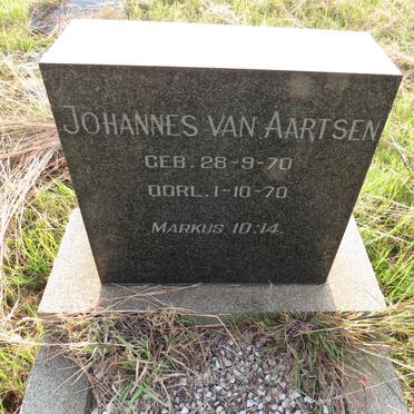 AARTSEN Johannes, van 1970-1970