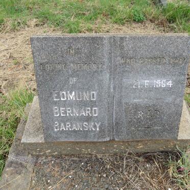 BARANSKY Edmund Bernard -1964