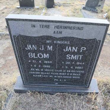 BLOM Jan J.M. 1958-1986 :: SMIT Jan P. 1944-2003