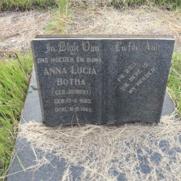 BOTHA Anna Lucia nee JOUBERT 1903-1965