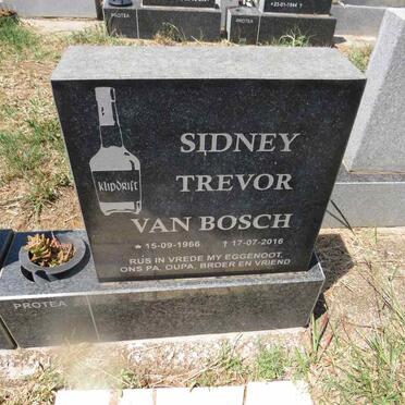 BOSCH Sidney Trevor, van 1966-2016