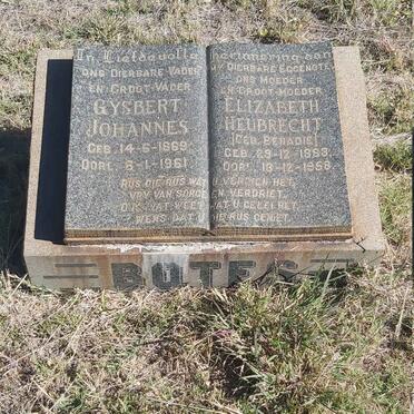 BOTES Gysbert Johannes 1869-1961 &amp; Elizabeth Heubrecht BENADIE 1883-1958