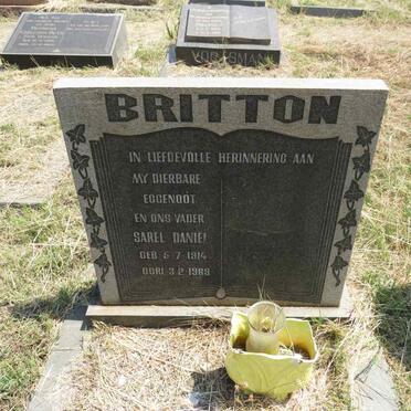 BRITTON Sarel Daniel 1914-1969