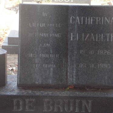 BRUIN Catherina Elizabeth, de 1926-1993