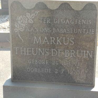 BRUIN Markus Theuns, de 1971-1973