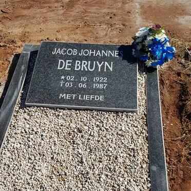 BRUYN Jacob Johannes, de 1922-1987